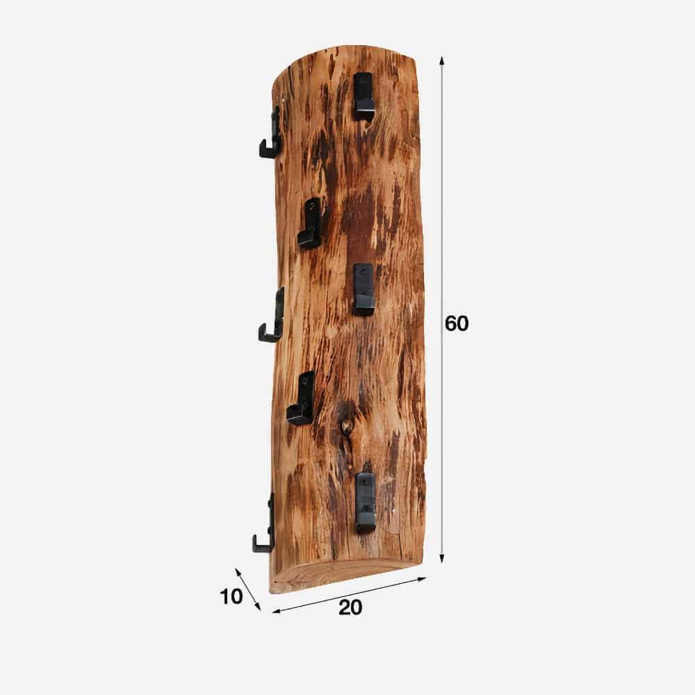 Kapstok Wood (8 haken)