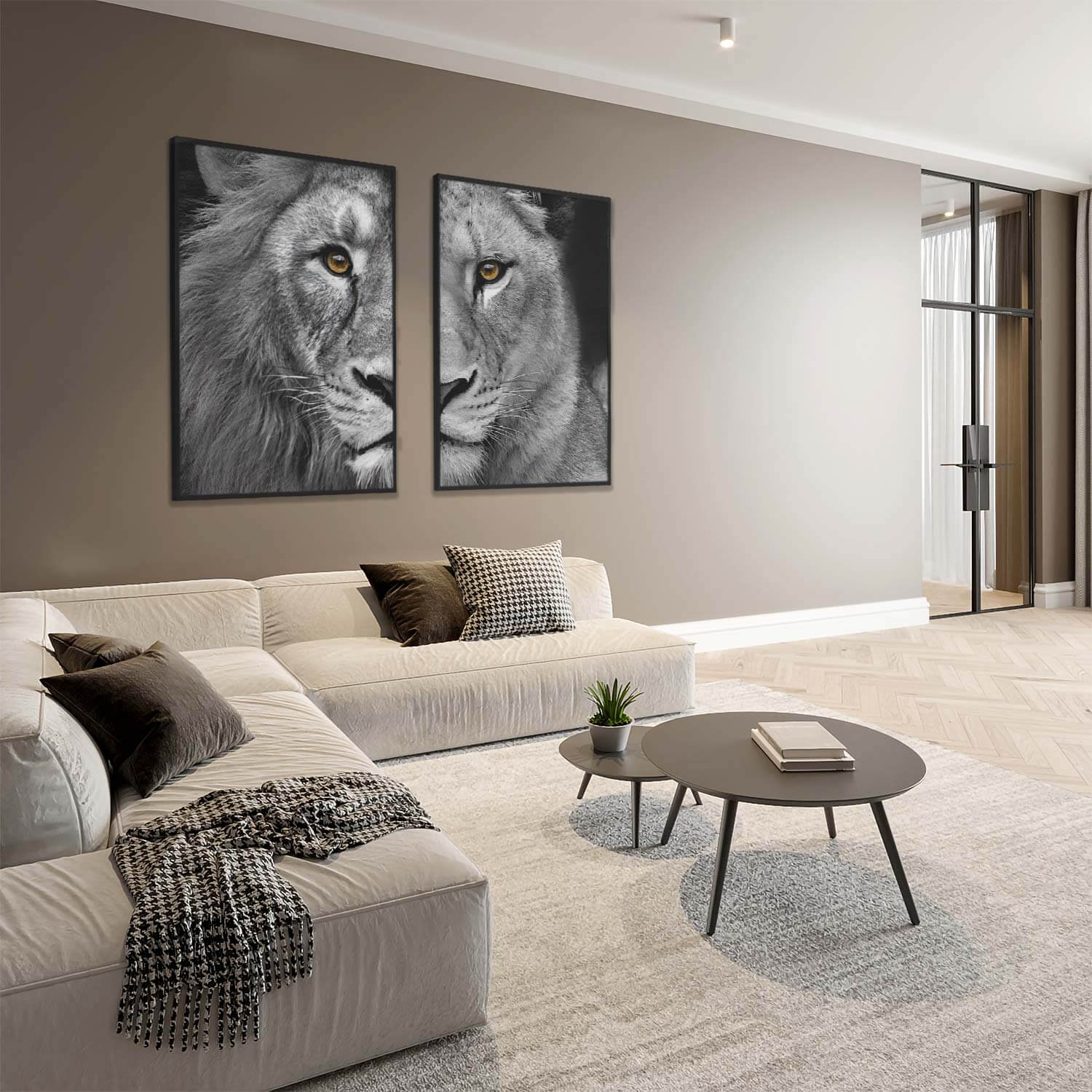 Lion-_-Lioness-Canvas