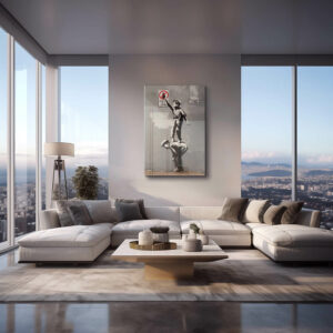 10. Glass Mockup Graffity Boys