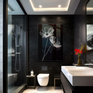 10. Glass Mockup X-Ray Flowers