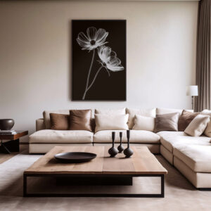 3. Canvas Mockup X-Ray Flowers