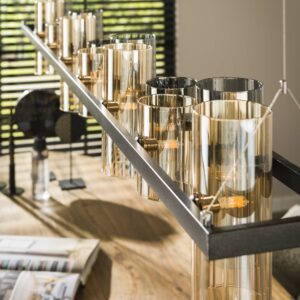 Hanglamp 14L cylinder mixed glass 4
