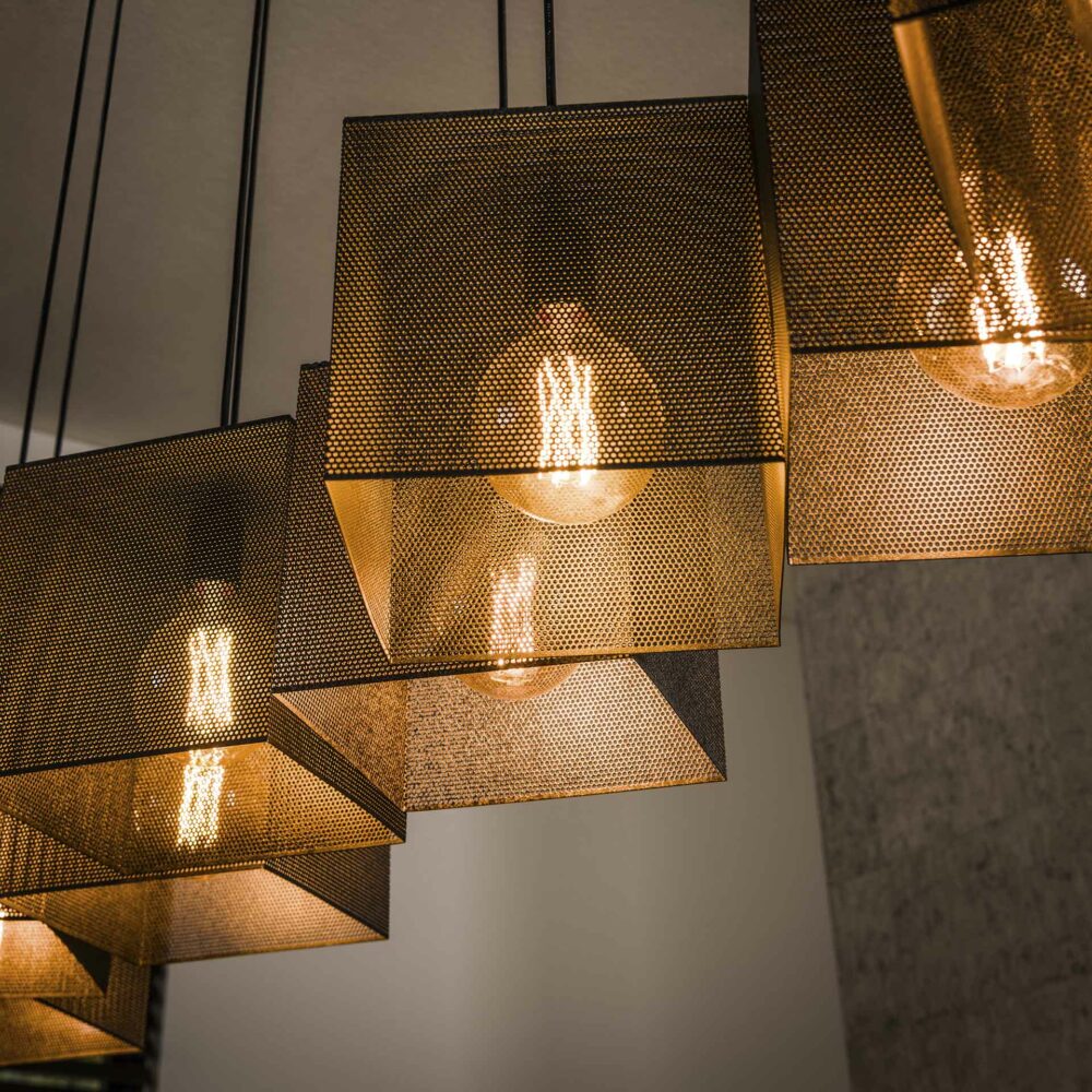 Hanglamp 8L block mesh 3