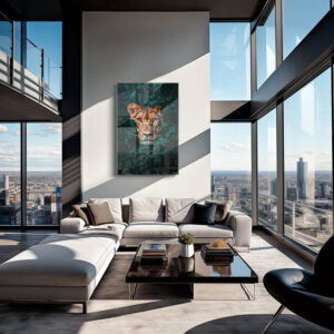 10.-Glass-Mockup-Jungle-Lion-and-Lioness-II