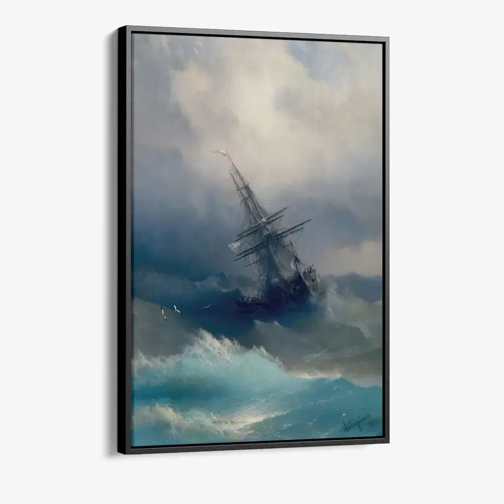 1.-Cvas-Detail-1-Ship-in-the-Stormy-Sea