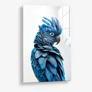 Sapphire Parrot – Glass