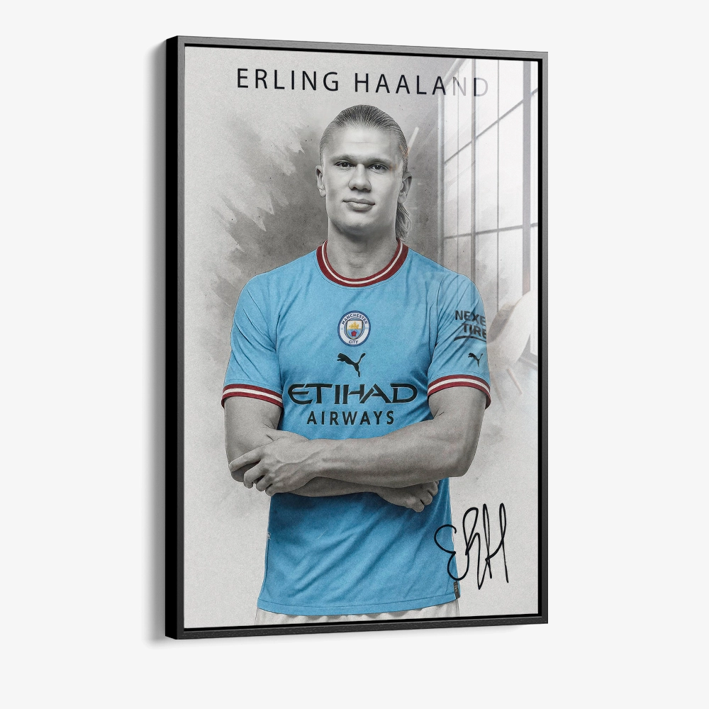 8.-Glass-Framed-Erling-Haaland