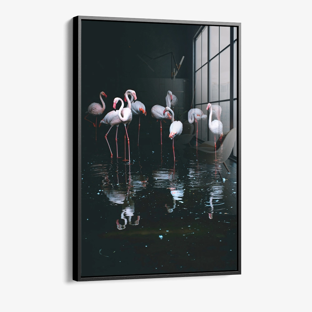 8.-Glass-Framed-Mirror-Flock