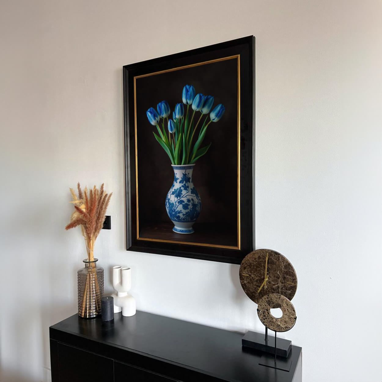 Blue Tulips - Art Frame-1