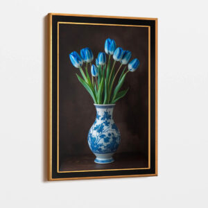 Blue Tulips - Art Frame-3