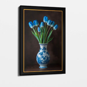 Blue Tulips - Art Frame-4
