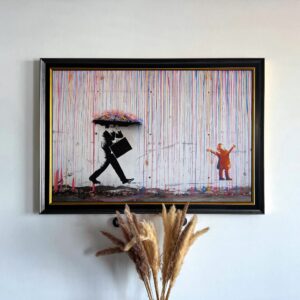 Colored Rain - Art Frame