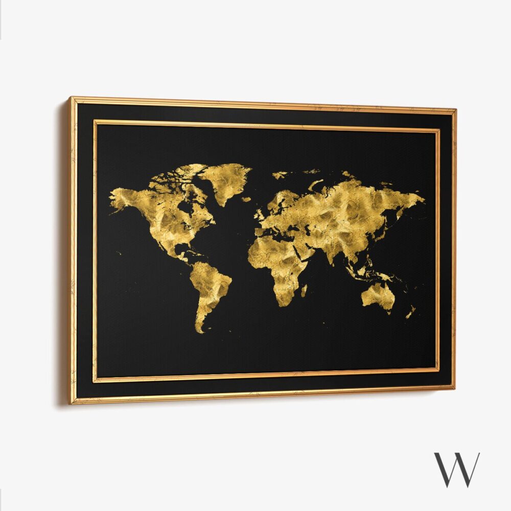 Golden World Map 2