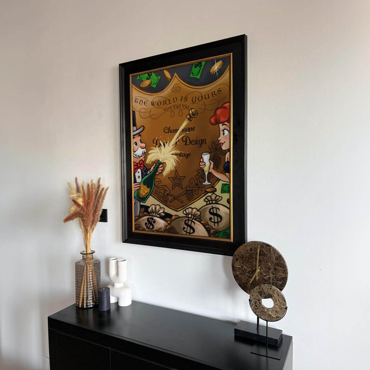 Monopoly Champagne - Art Frame-1