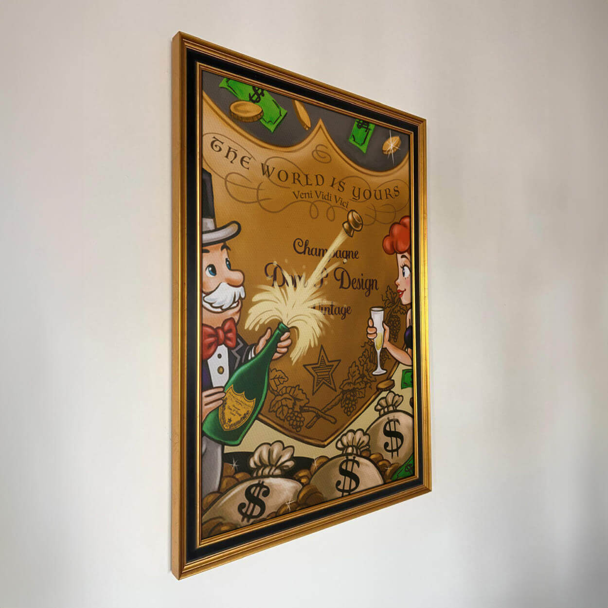 Monopoly Champagne - Art Frame-2