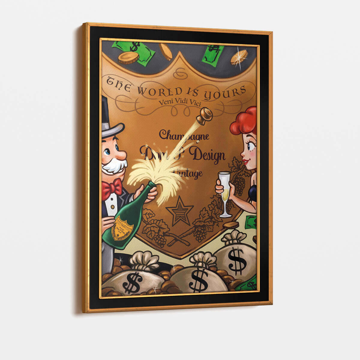 Monopoly Champagne - Art Frame-3
