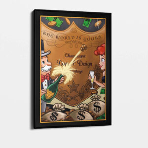 Monopoly Champagne - Art Frame-4