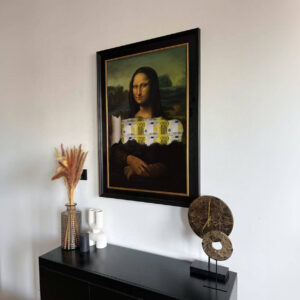 The Rich Mona - Art Frame-1